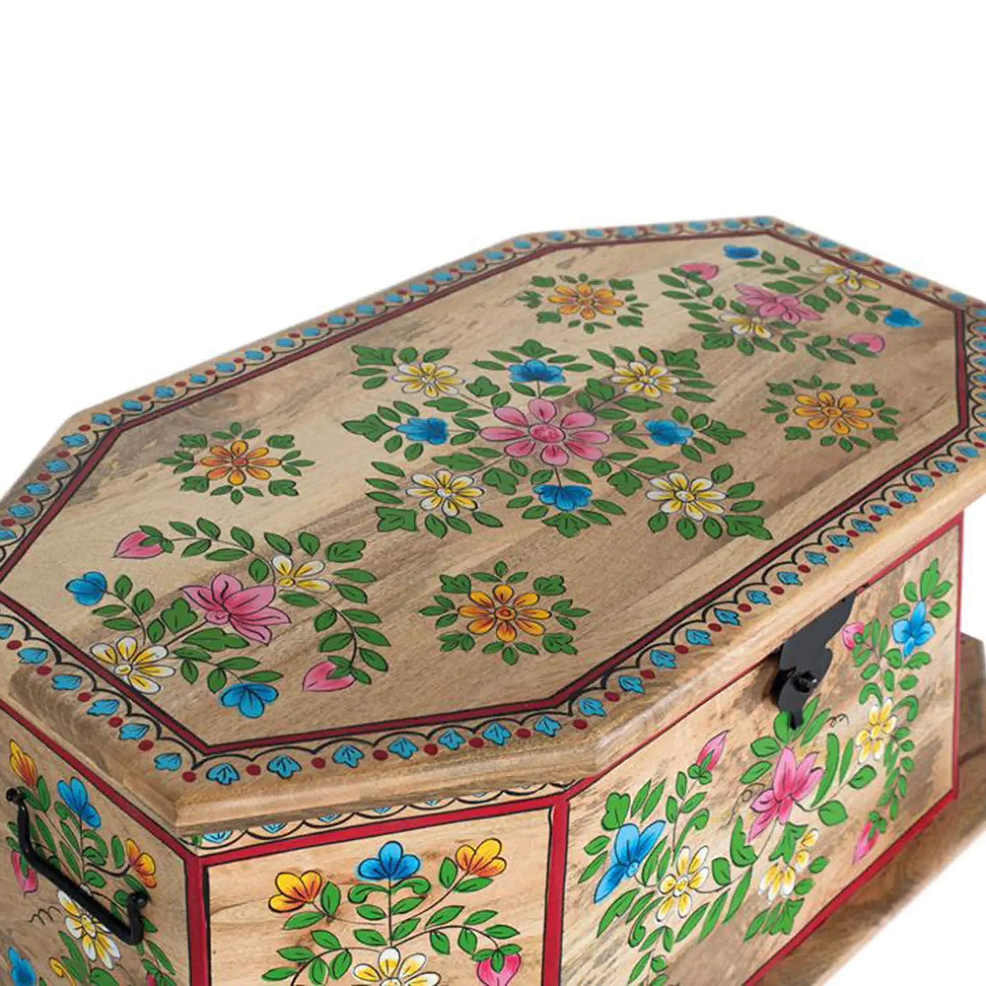 Haisley Storage Trunk - Natural, Mango Wood