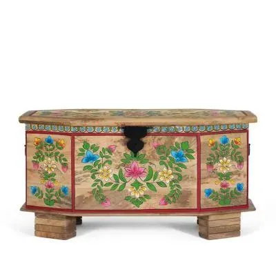 Haisley Storage Trunk - Natural, Mango Wood image