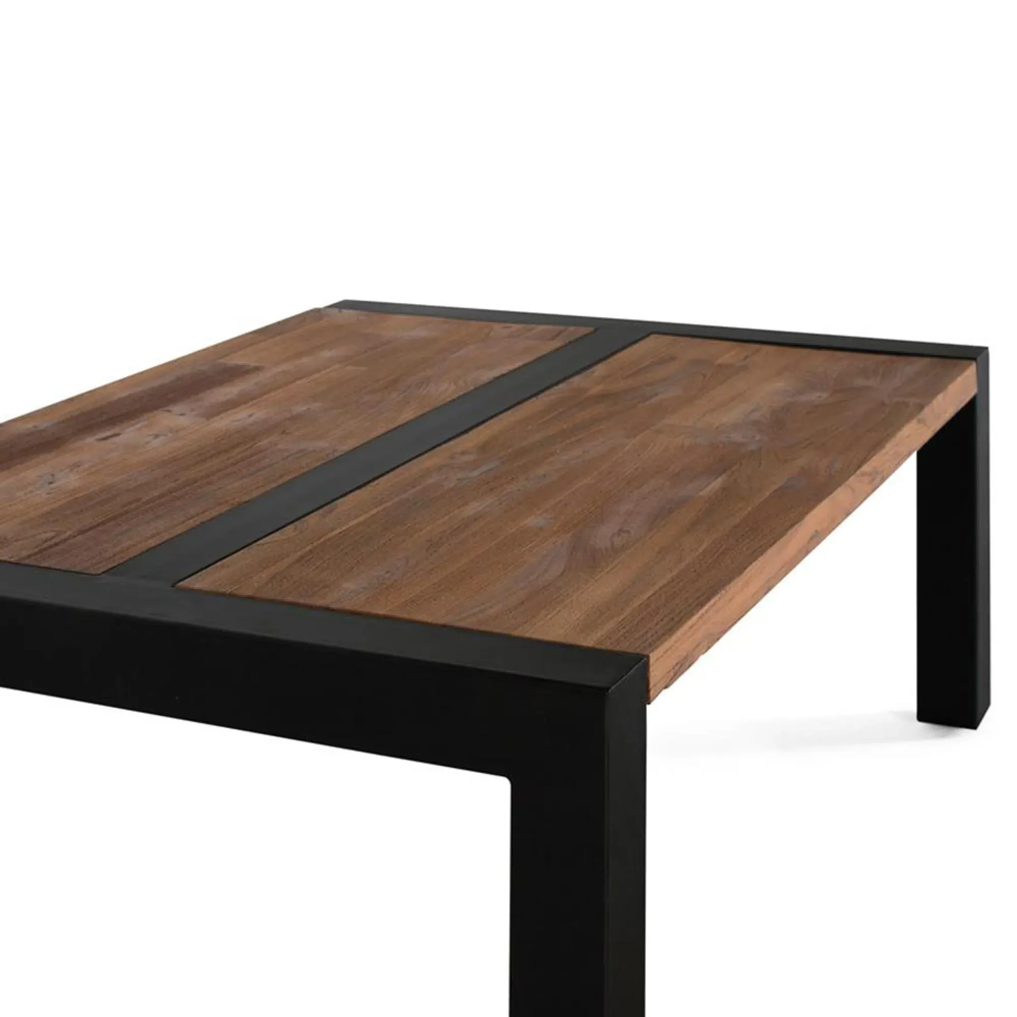 Harlech Solid Teak Wood Coffee Table - Natural