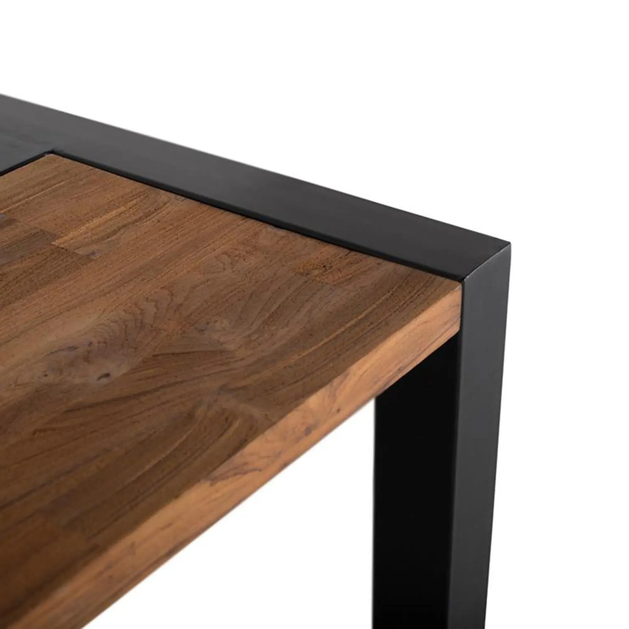 Harlech Solid Teak Wood Coffee Table - Natural