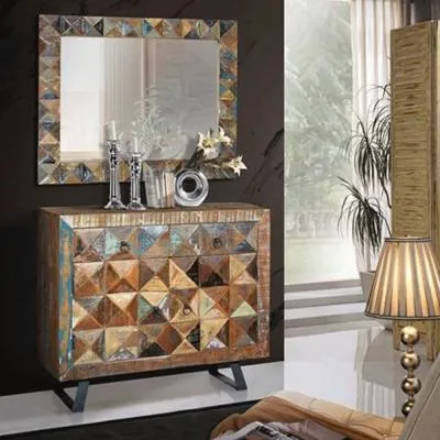 Hasley 2 Door Small Sideboard - Recycled Wood