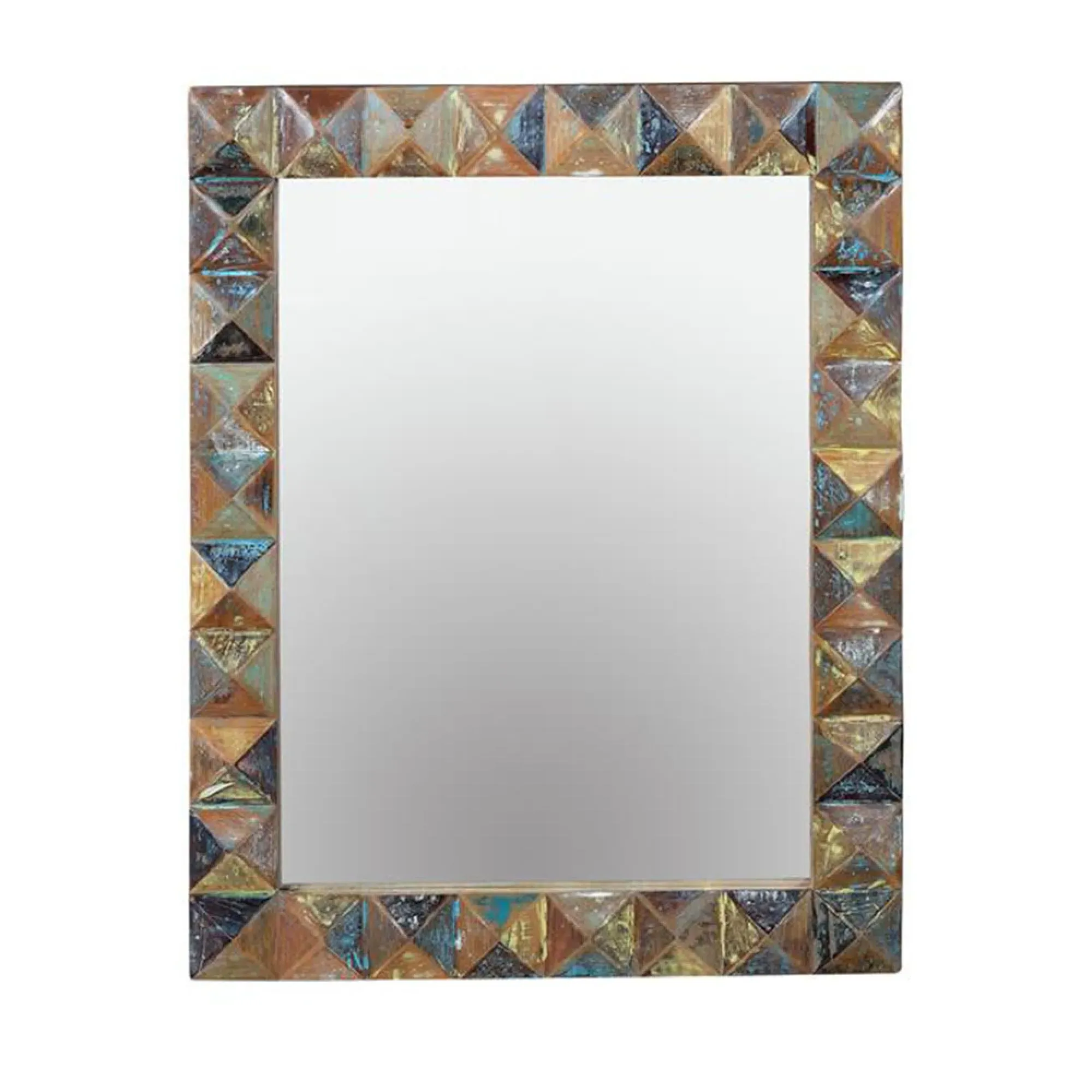 Hasley Wall Mirror - Recycled Wood