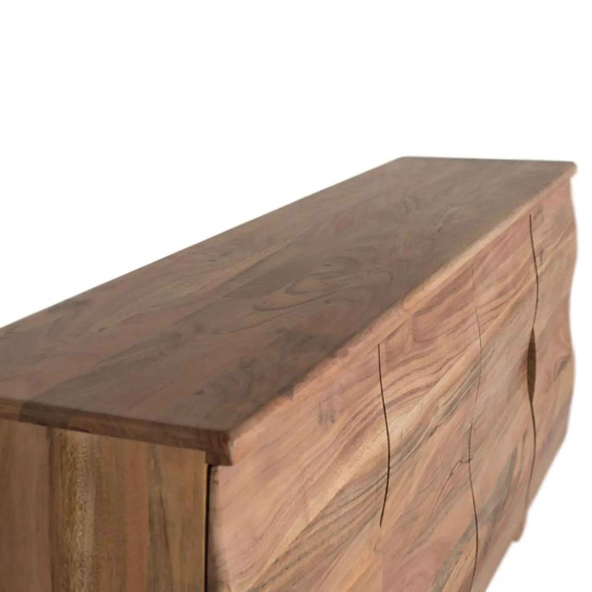 Hattie 4 Door Large Sideboard - Natural, Acacia Wood