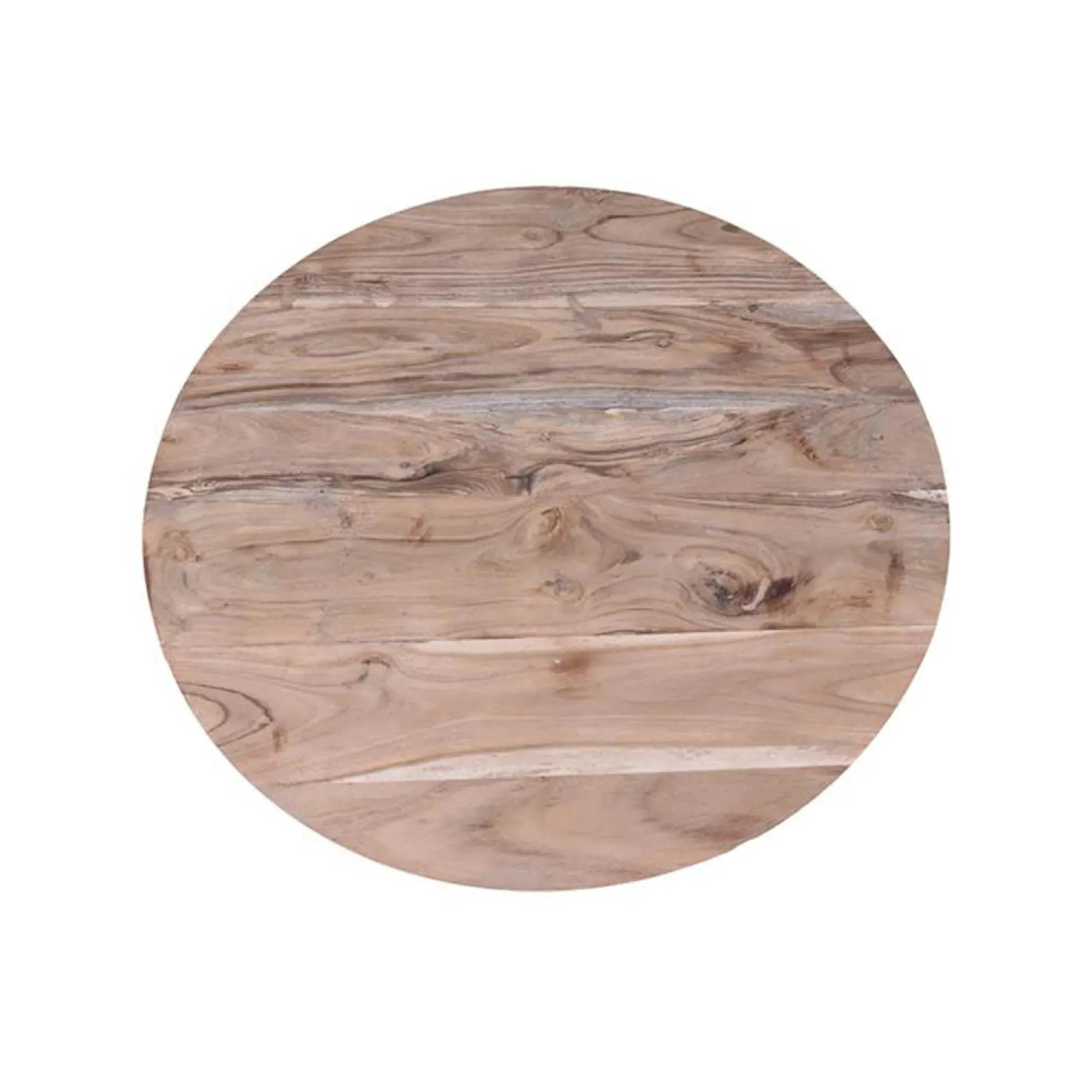 Hemagoma Round Coffee Table Set of 2 - Natural, Mango Wood