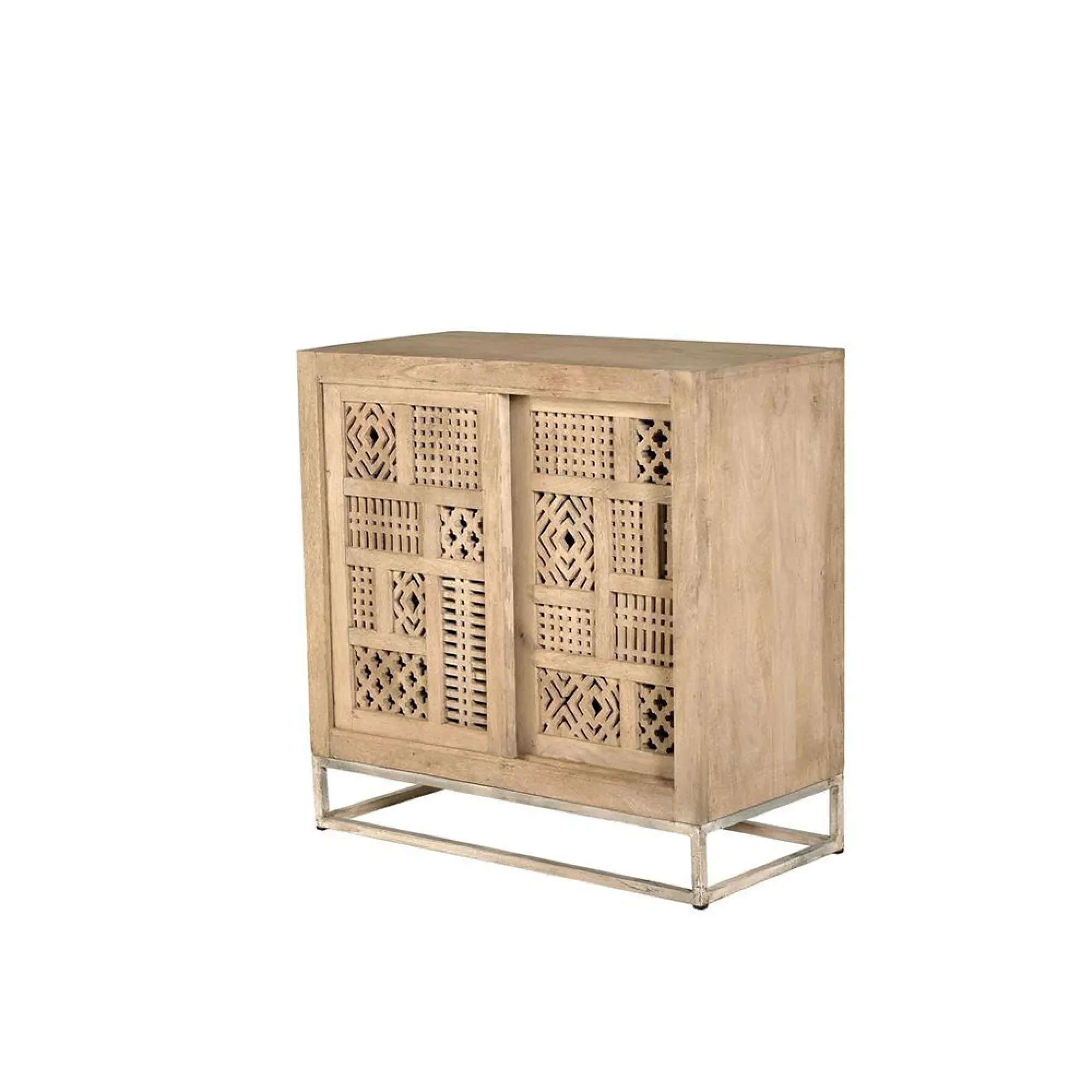 Hiram 2 Door Small Sideboard - Natural, Mango Wood