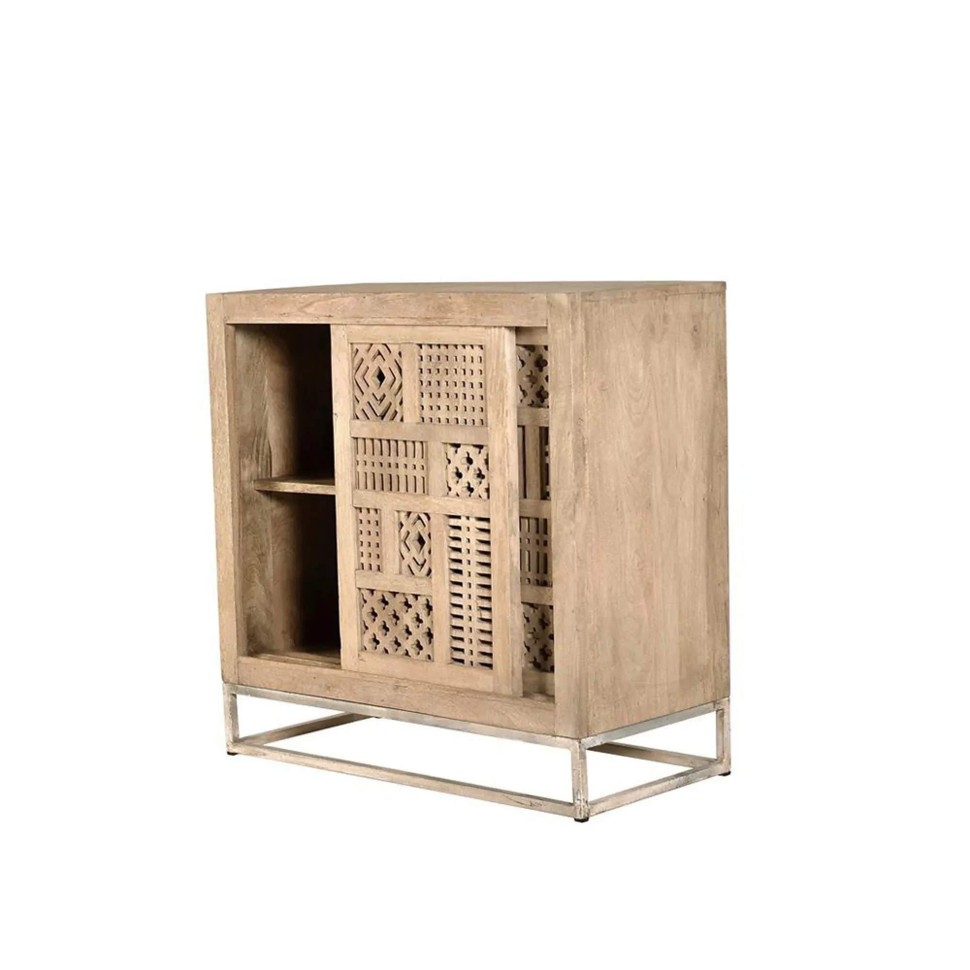 Hiram 2 Door Small Sideboard - Natural, Mango Wood