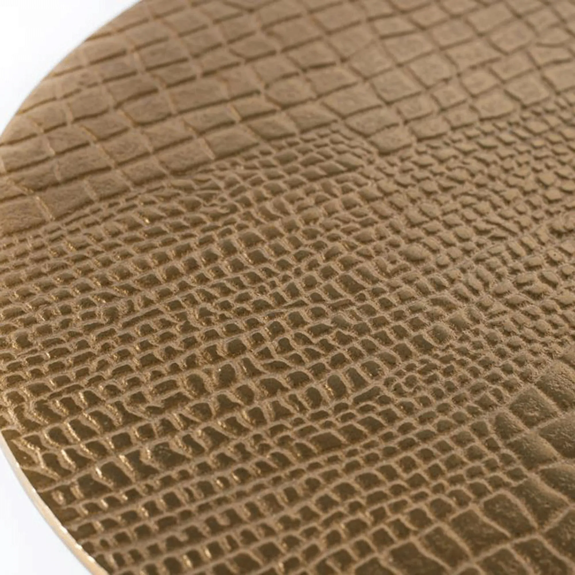 Holly Round Nest of 2 Tables - Bronze, Metal