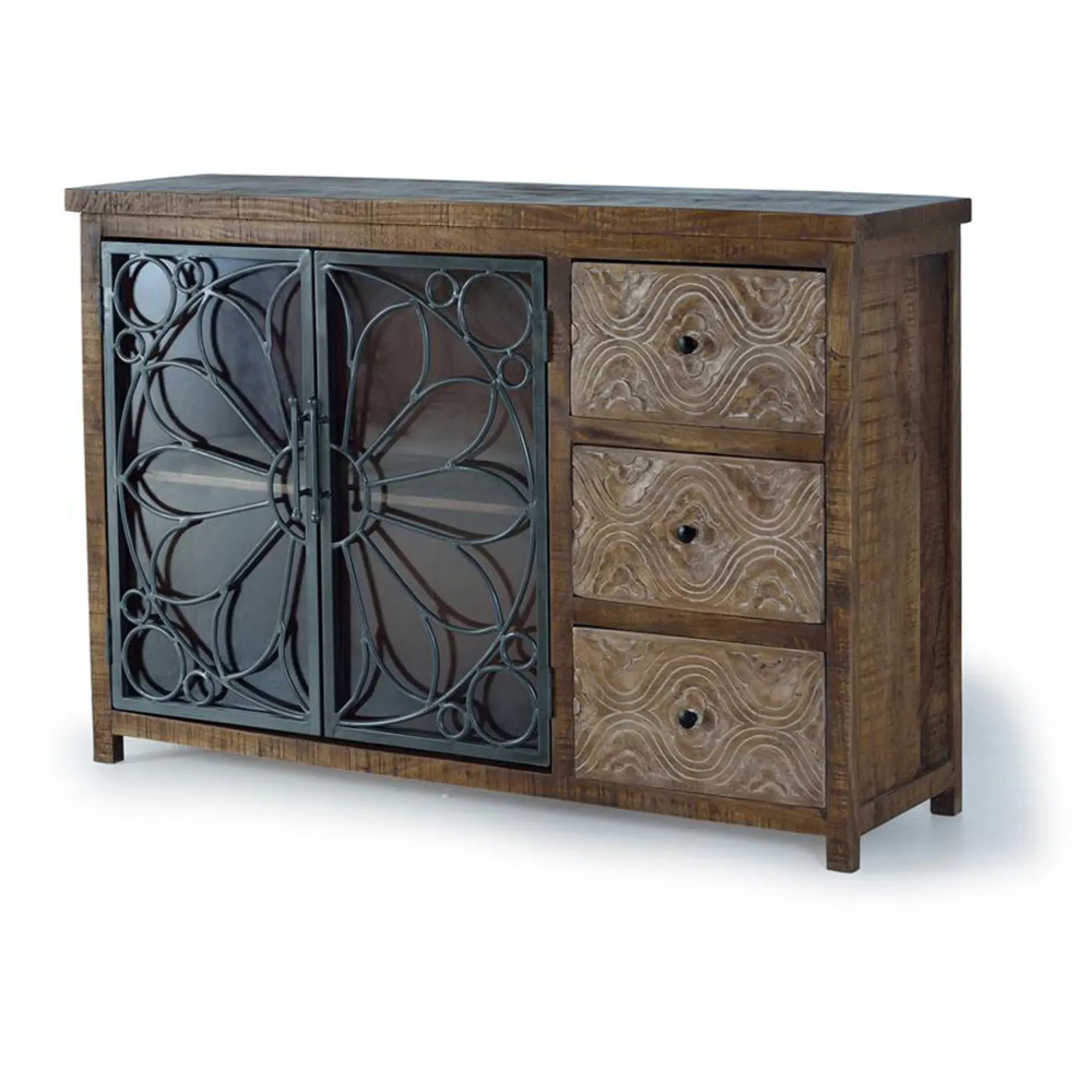 Hopkins Medium 2 Door Sideboard - Natural, Mango Wood