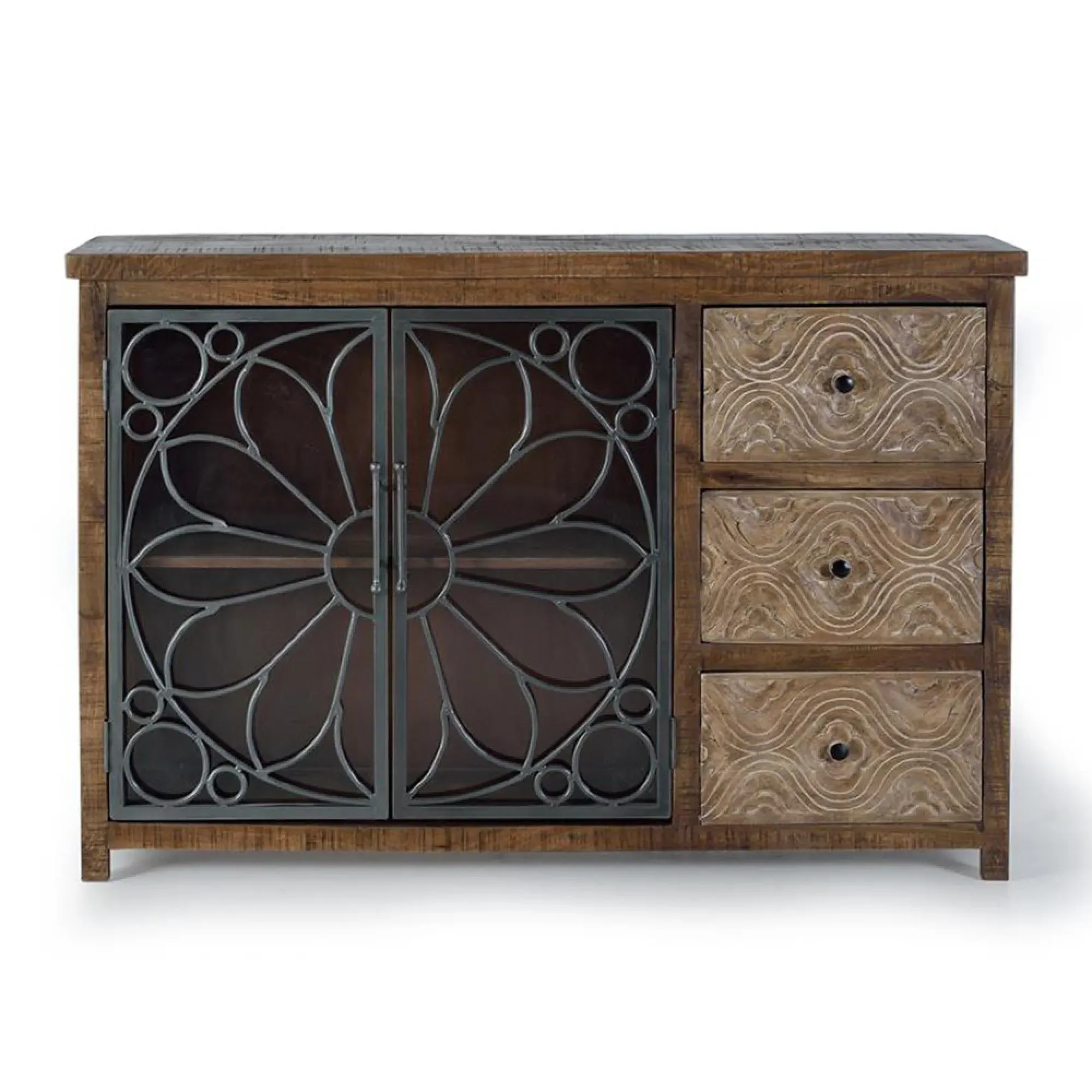 Hopkins Medium 2 Door Sideboard - Natural, Mango Wood