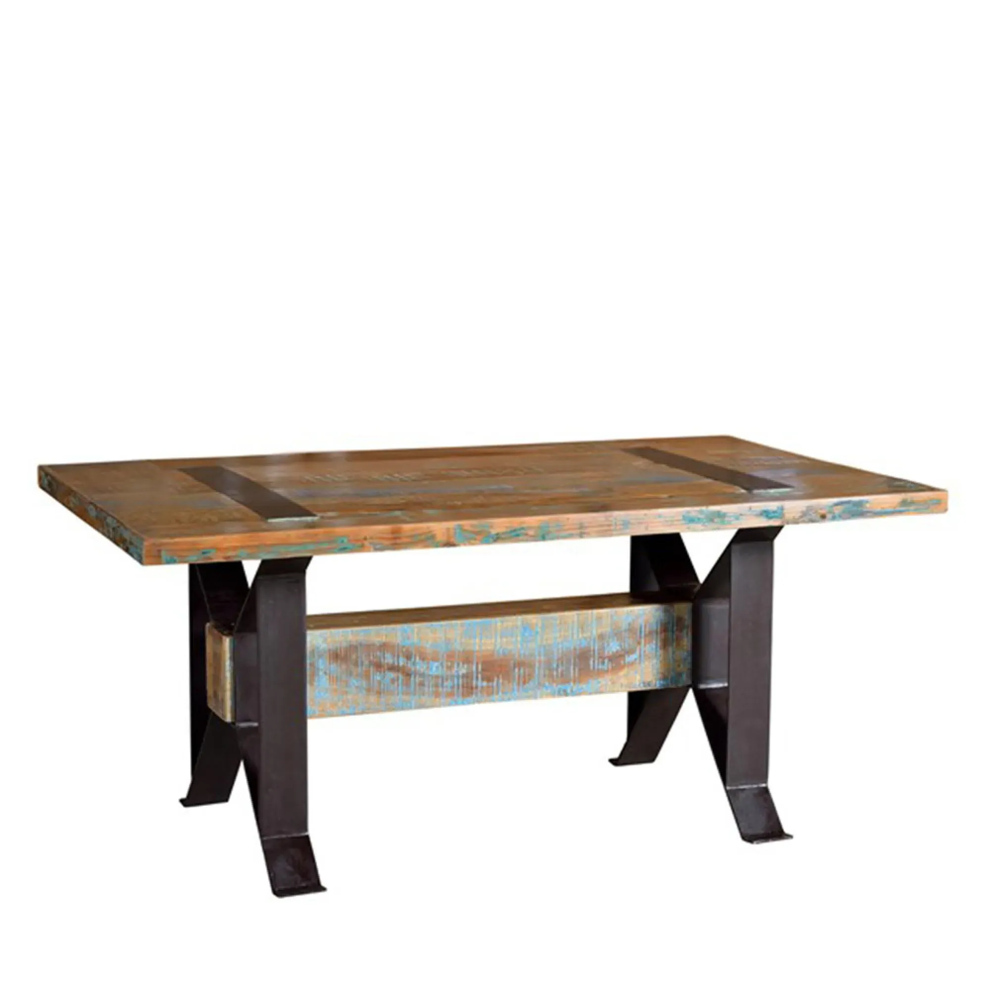 Imperia 8-Seater Dining Table - Natural, Reclaimed Wood