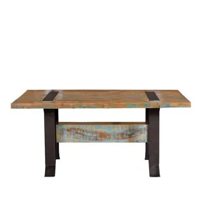 Imperia 8-Seater Dining Table - Natural, Reclaimed Wood image