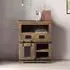 Iron Works Small Sideboard - Natural, Mango Wood