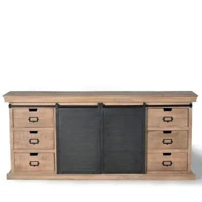 Irondale Extra Large 2 Door Sideboard - Natural, Mango Wood