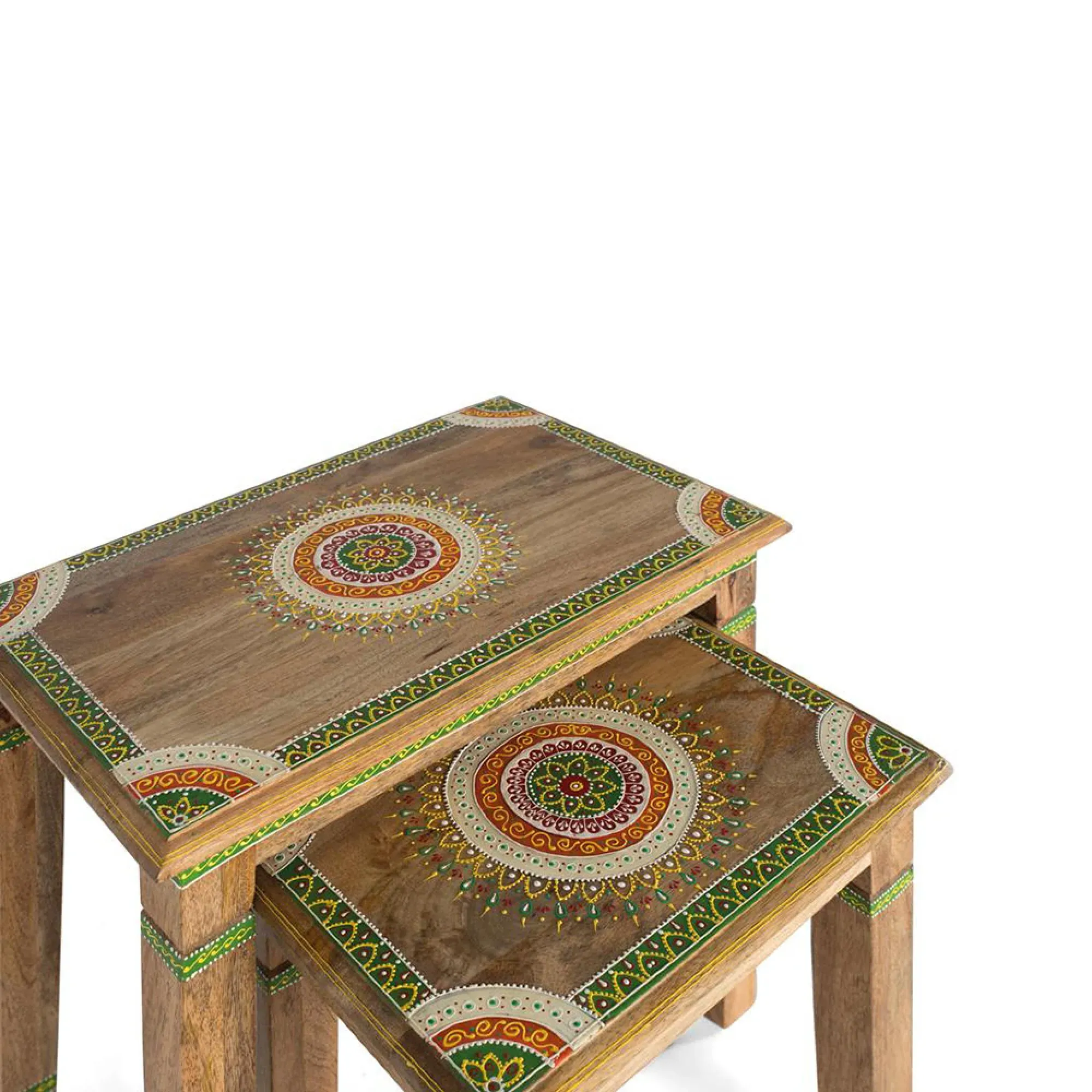 Itura Mango Wood Coffee Table Set of 2 - Natural