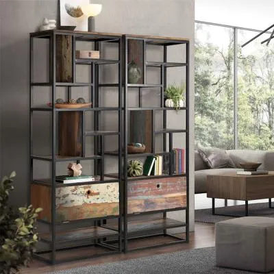 Jakin Recycled Wood Bookcase image