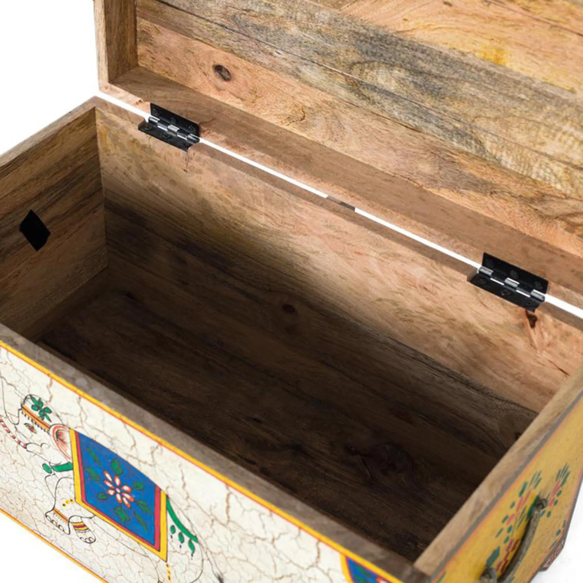 Jasnitz Storage Trunk - Mango Wood