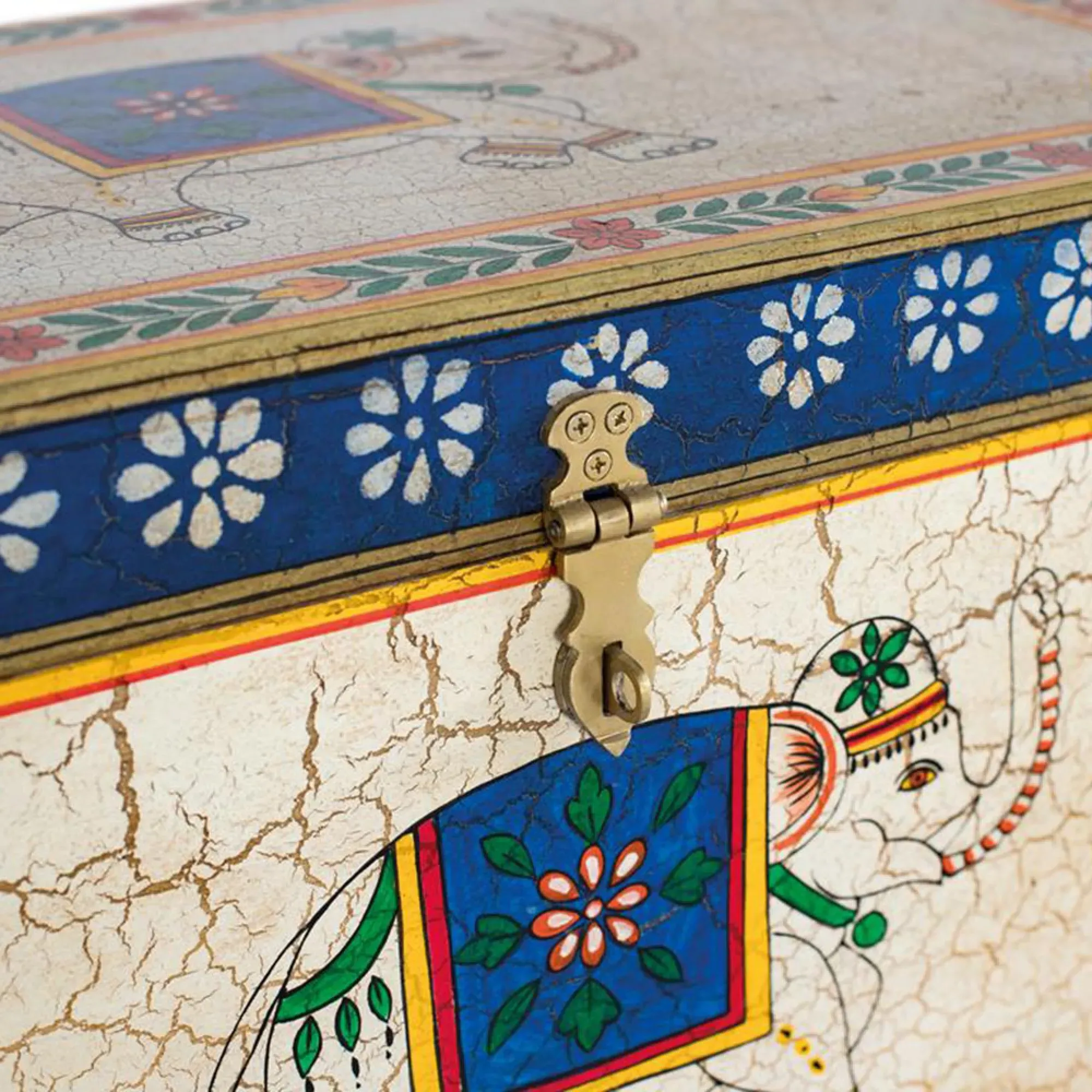 Jasnitz Storage Trunk - Mango Wood