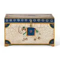 Jasnitz Storage Trunk - Mango Wood