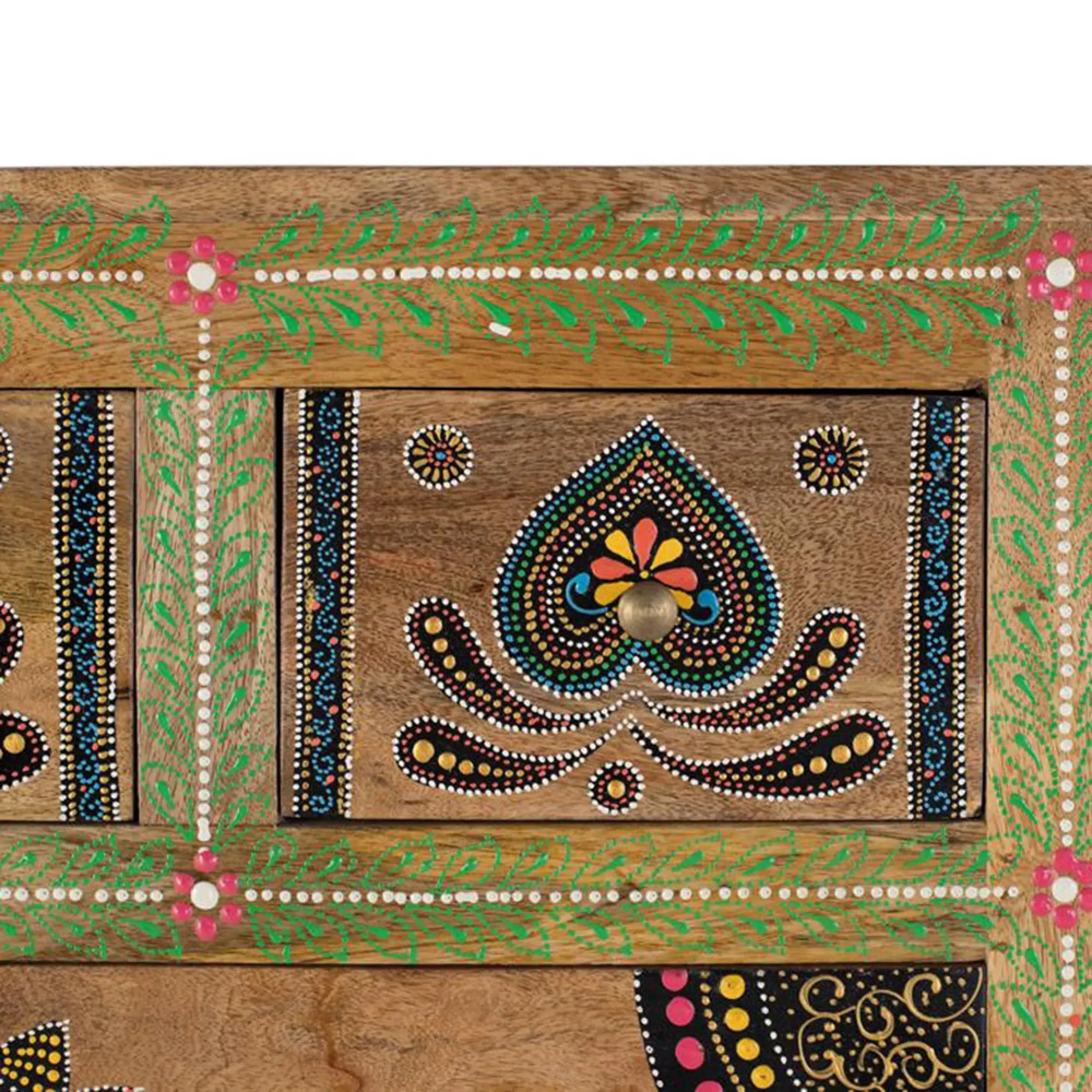 Jazxhias 2 Door Highboard - Mango Wood