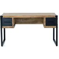 Jeronisht 4 Drawer Desk - Natural, Mango Wood