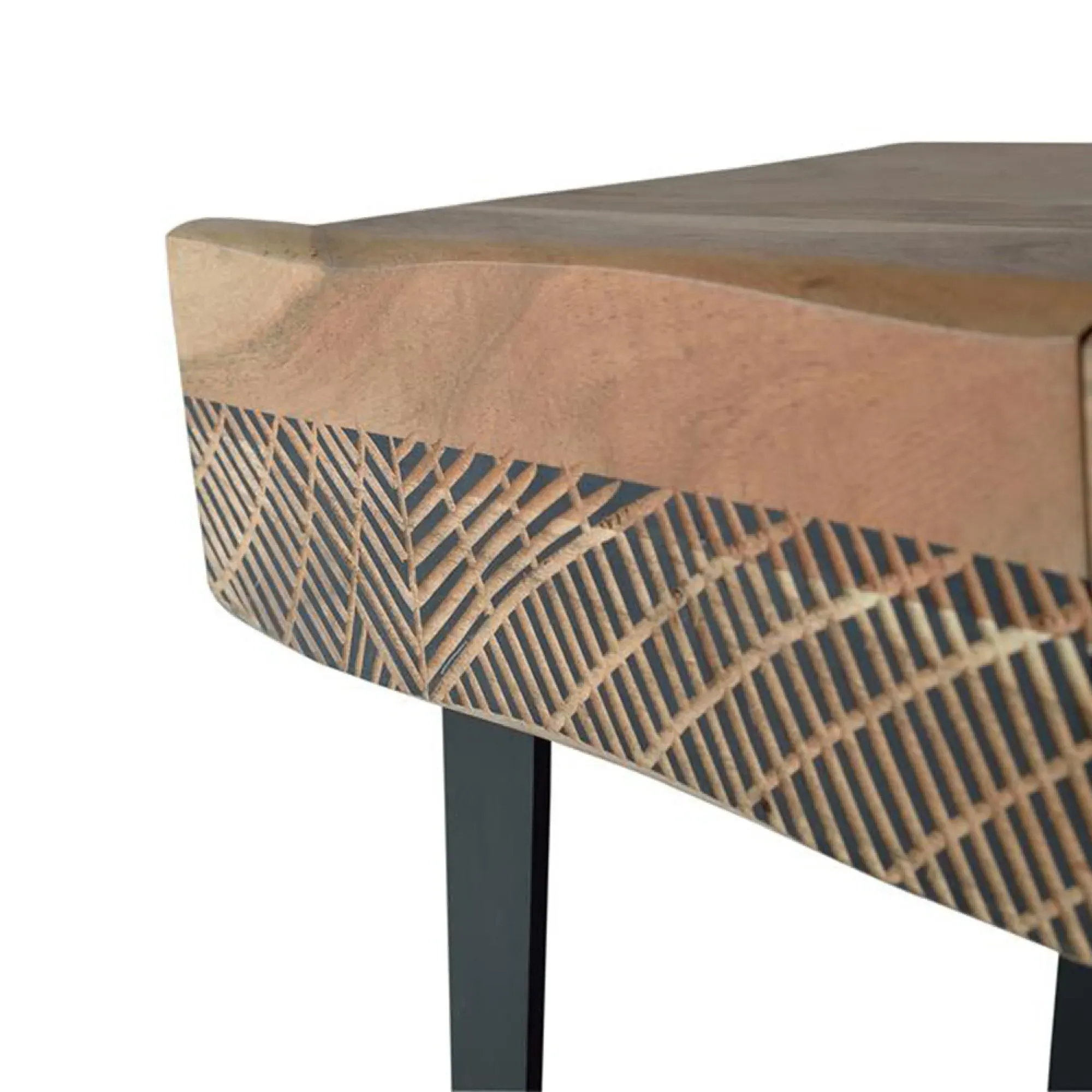 Karlstad 2 Drawer Console Table - Natural, Acacia Wood