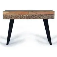 Karlstad 2 Drawer Console Table - Natural, Acacia Wood