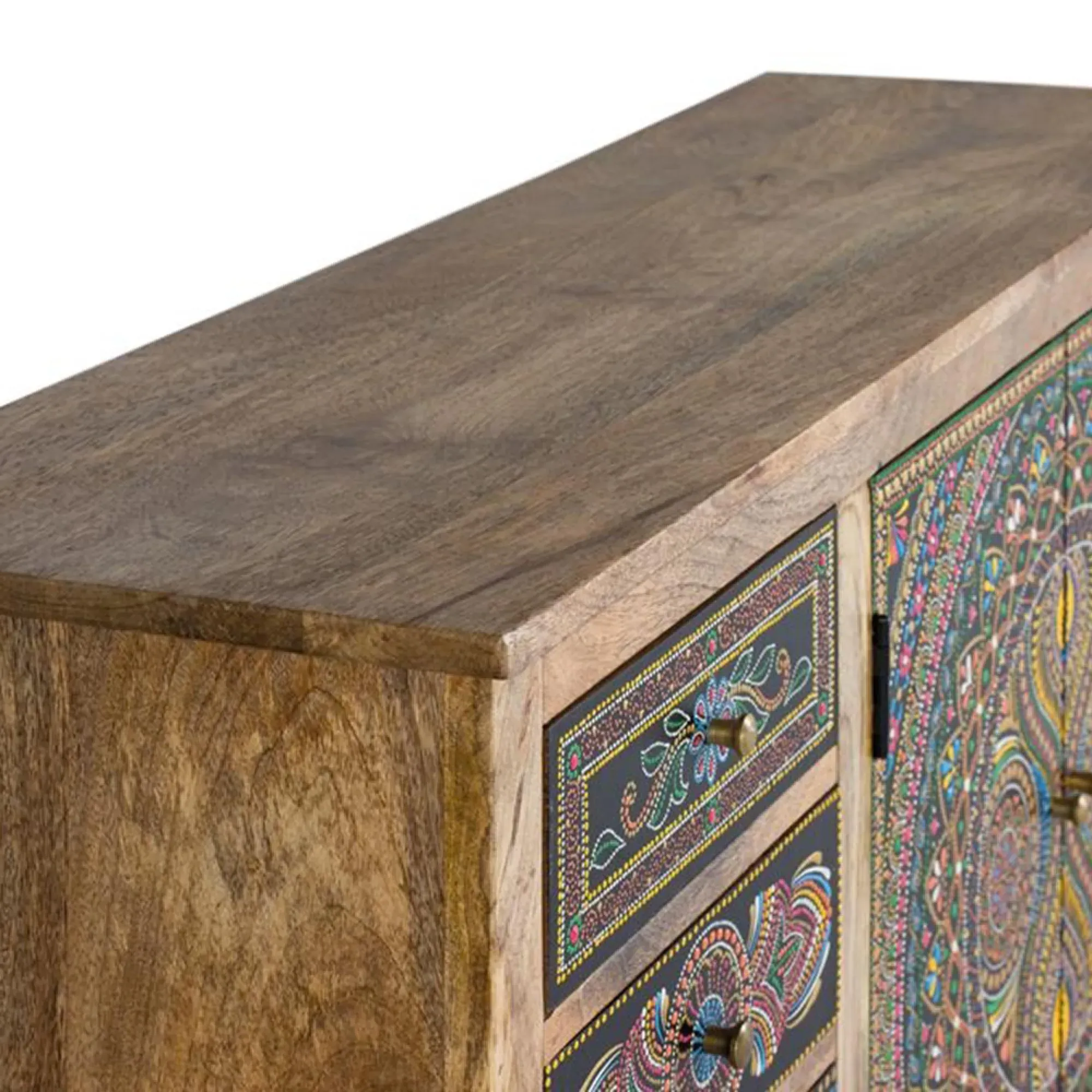 Karlstad 3 Door Medium Sideboard - Natural, Acacia Wood