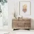 Karlstad 3 Door Medium Sideboard - Natural, Acacia Wood