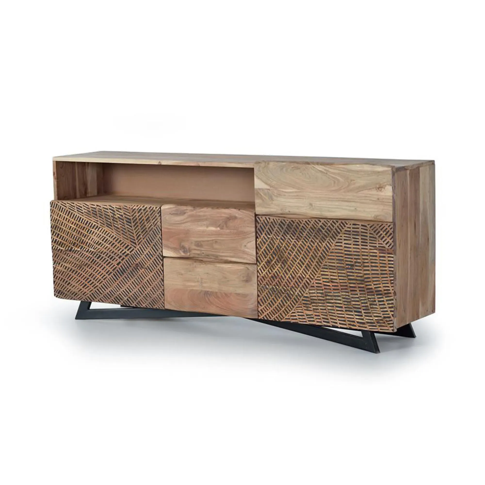 Karlstad Large Sideboard - Natural, Acacia Wood