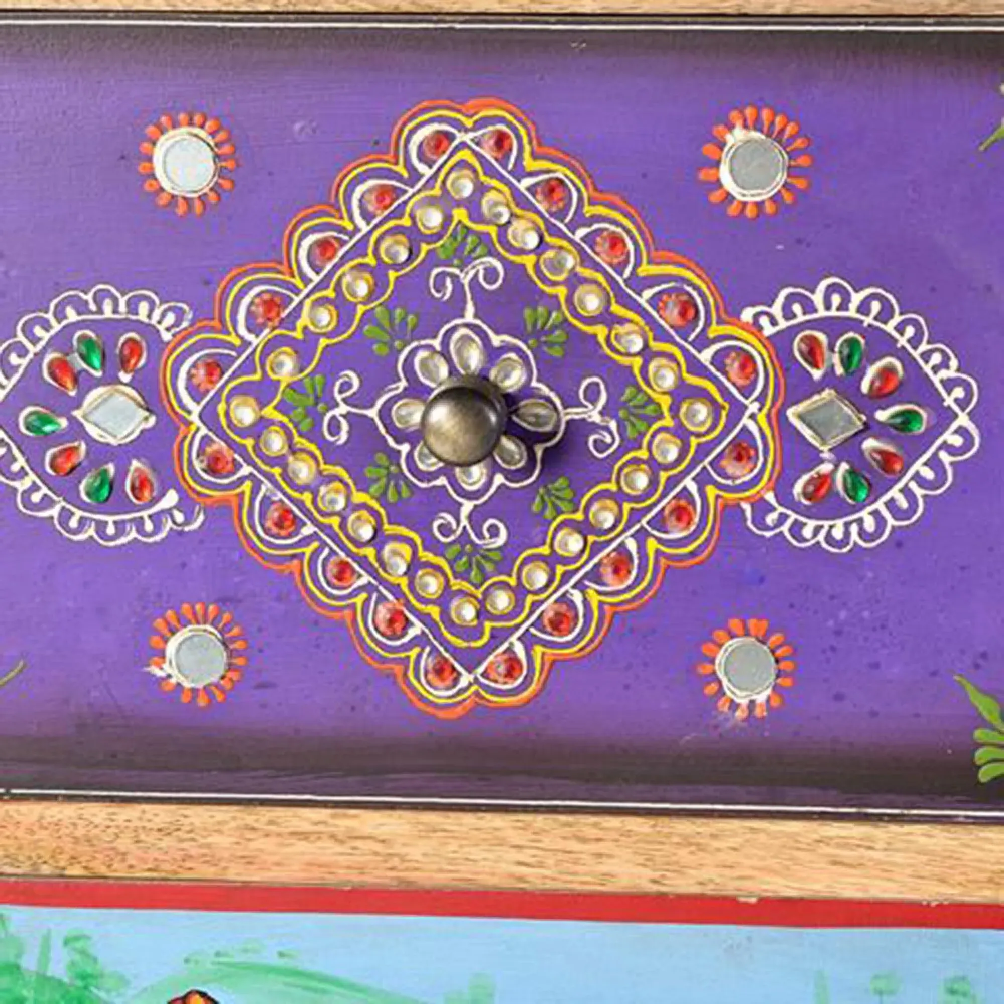 Kenmare Multi Drawer Wide Cabinet - Mango Wood