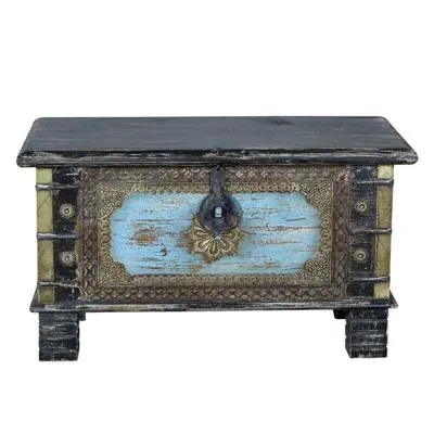 Ketten Storage Trunk - Bronze, Mango Wood image