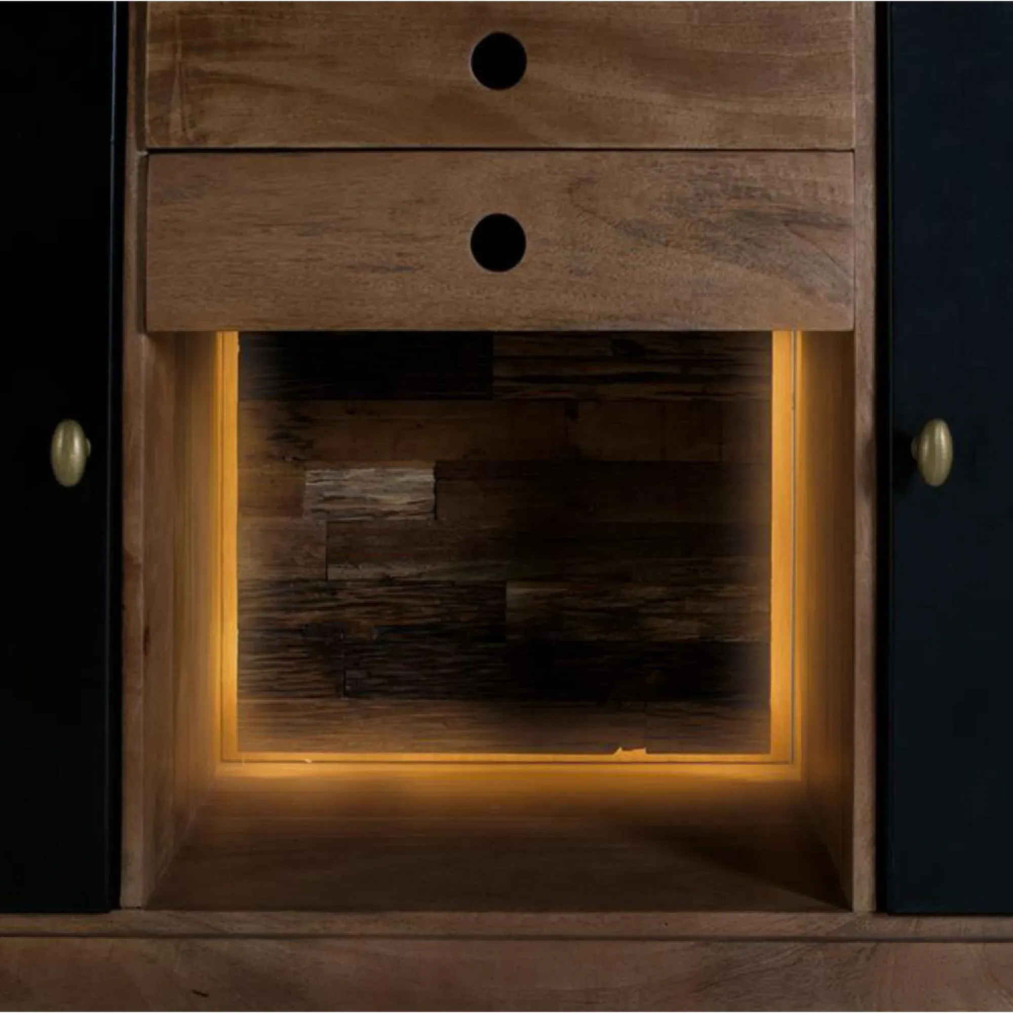 Kiester Large Sideboard - Natural, Mango Wood