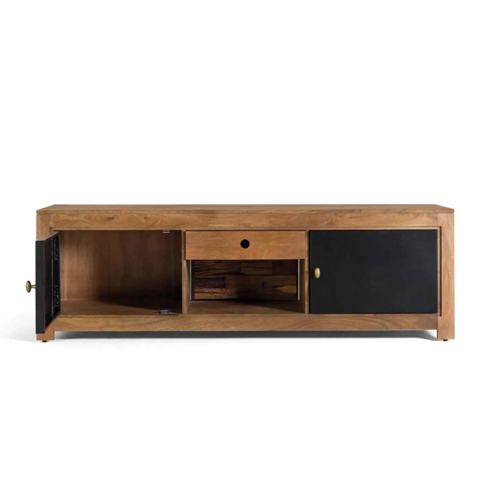 Kiester Storage TV Unit - Natural, Mango Wood