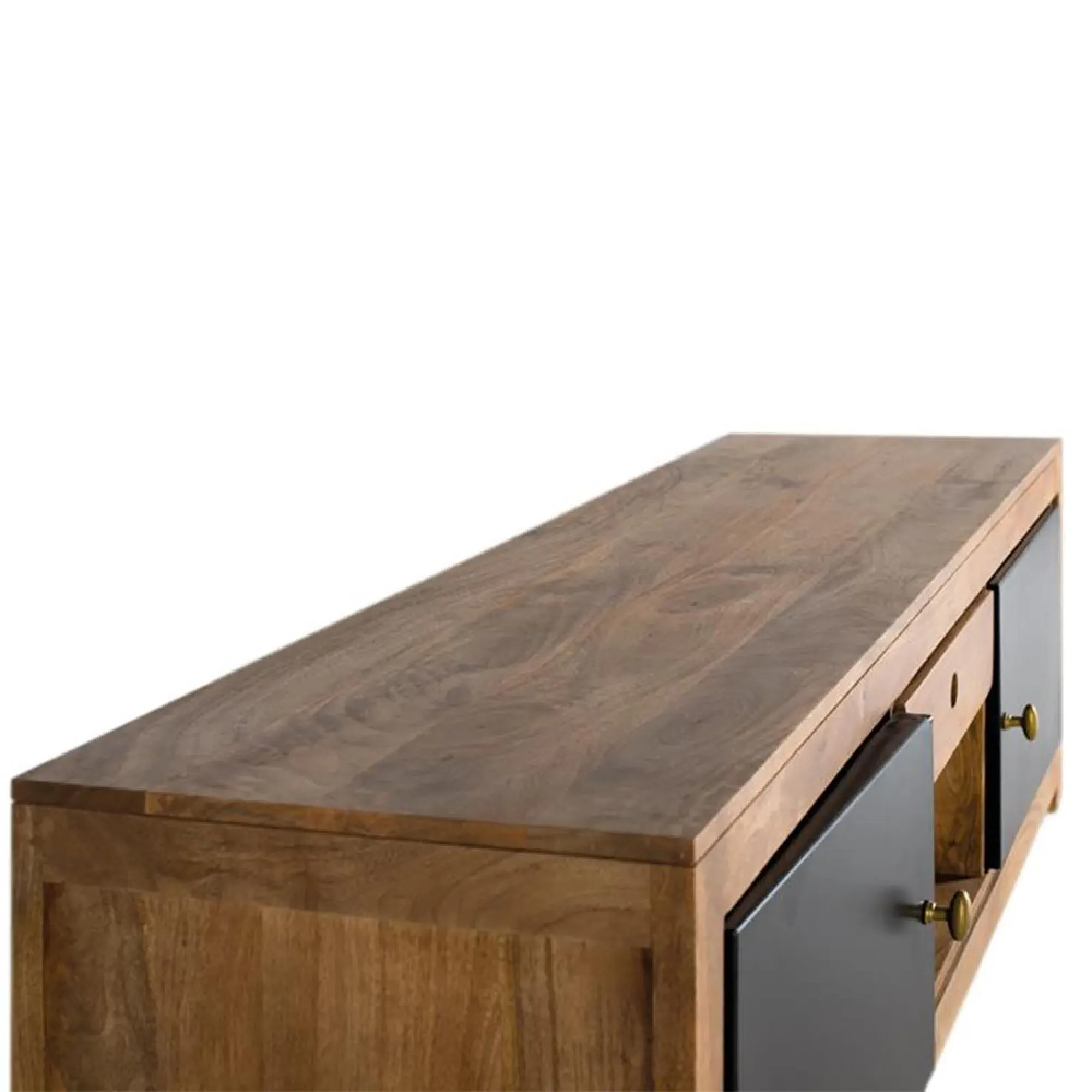 Kiester Storage TV Unit - Natural, Mango Wood