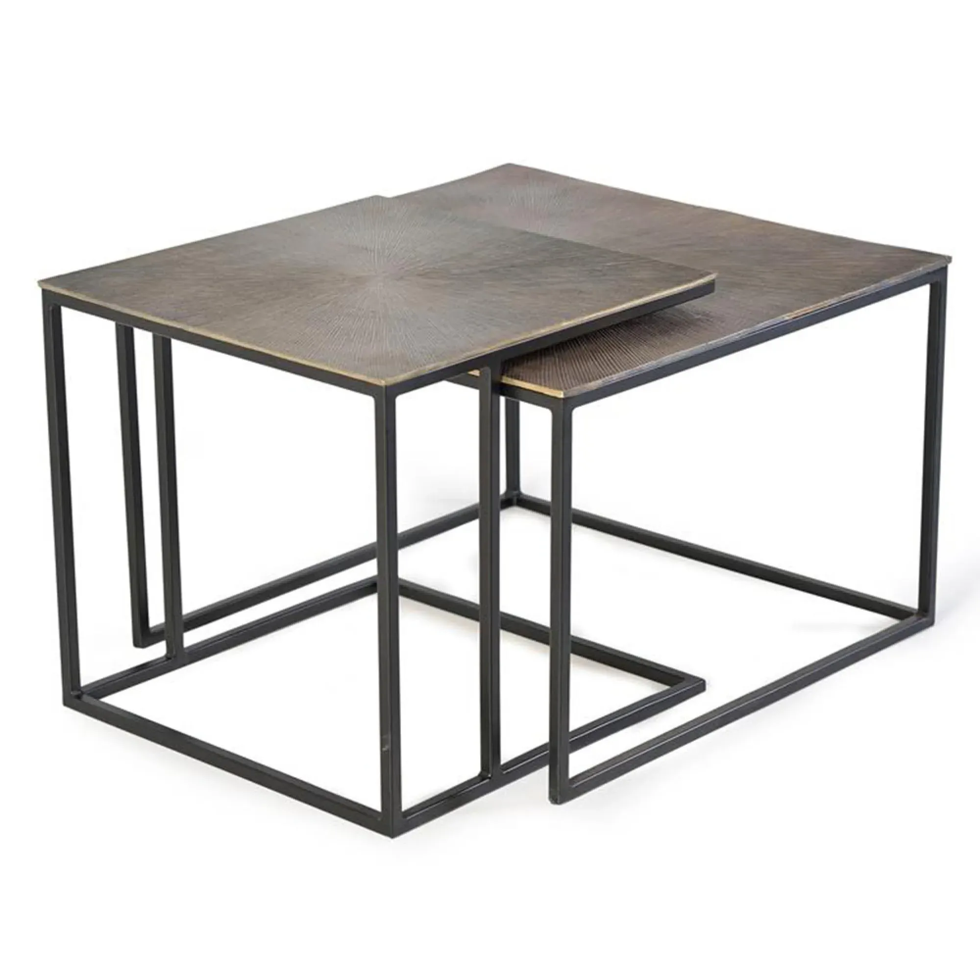 Kingalamila Coffee Table Set - Grey, Metal
