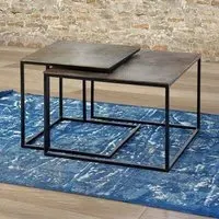 Kingalamila Coffee Table Set - Grey, Metal