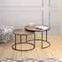 Kingalamila Round Coffee Table Set - Bronze, Metal