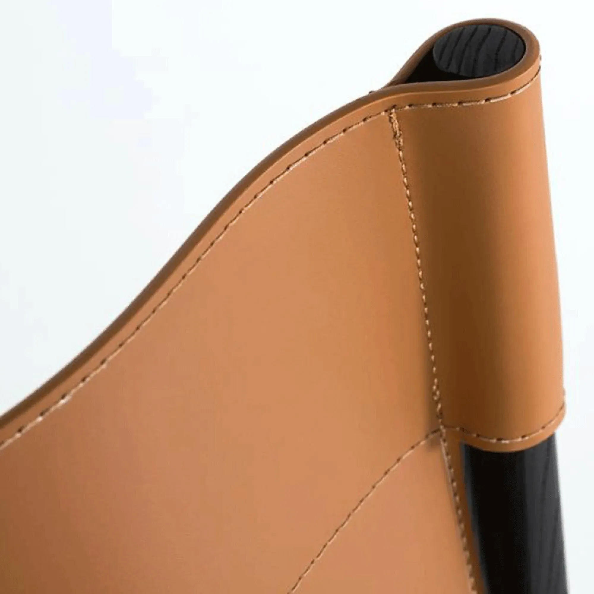 Kinley Dining Chair Set of 2 - Brown, Leather