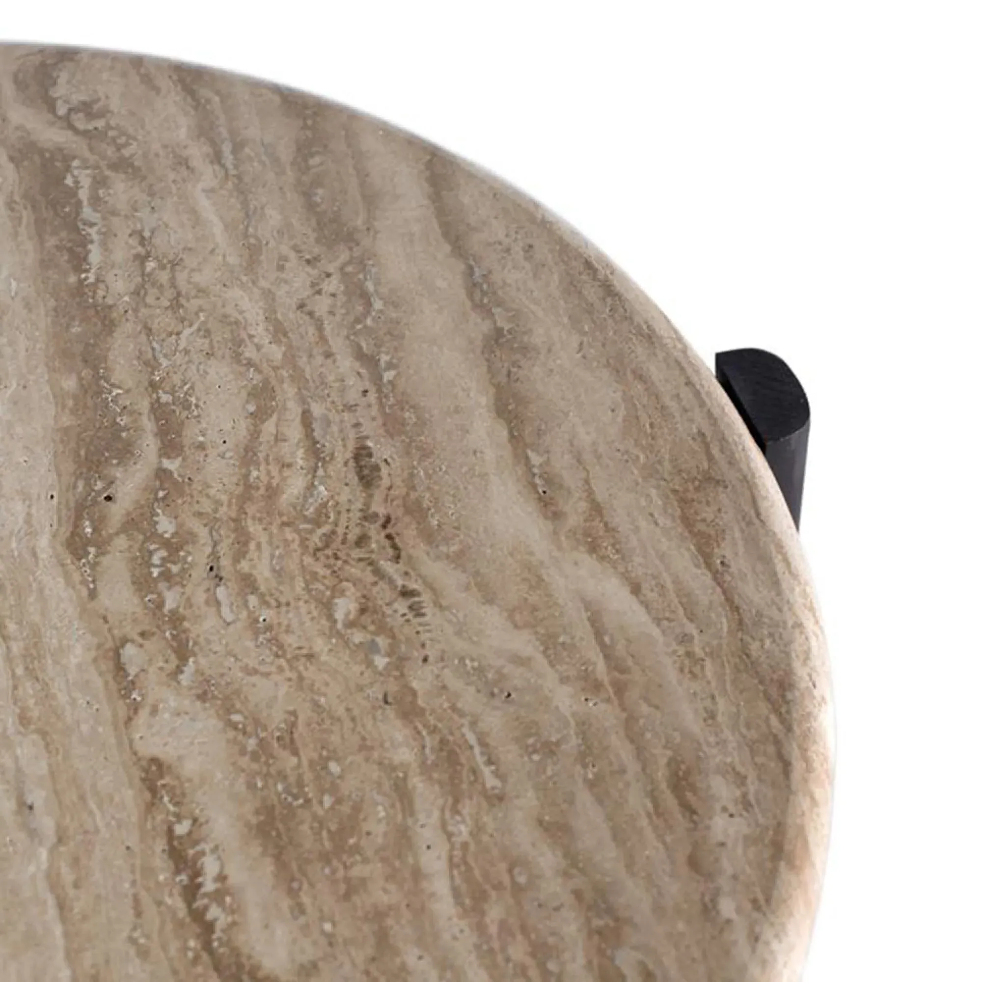 Kiwandani Round Coffee Table - Natural, Marble