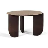 Kiwandani Round Coffee Table - Natural, Marble