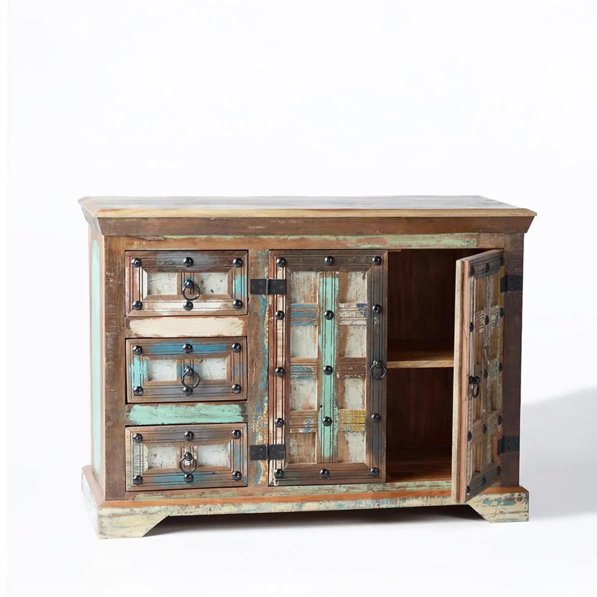 Lalas 2 Door Medium Sideboard - Recycled Wood