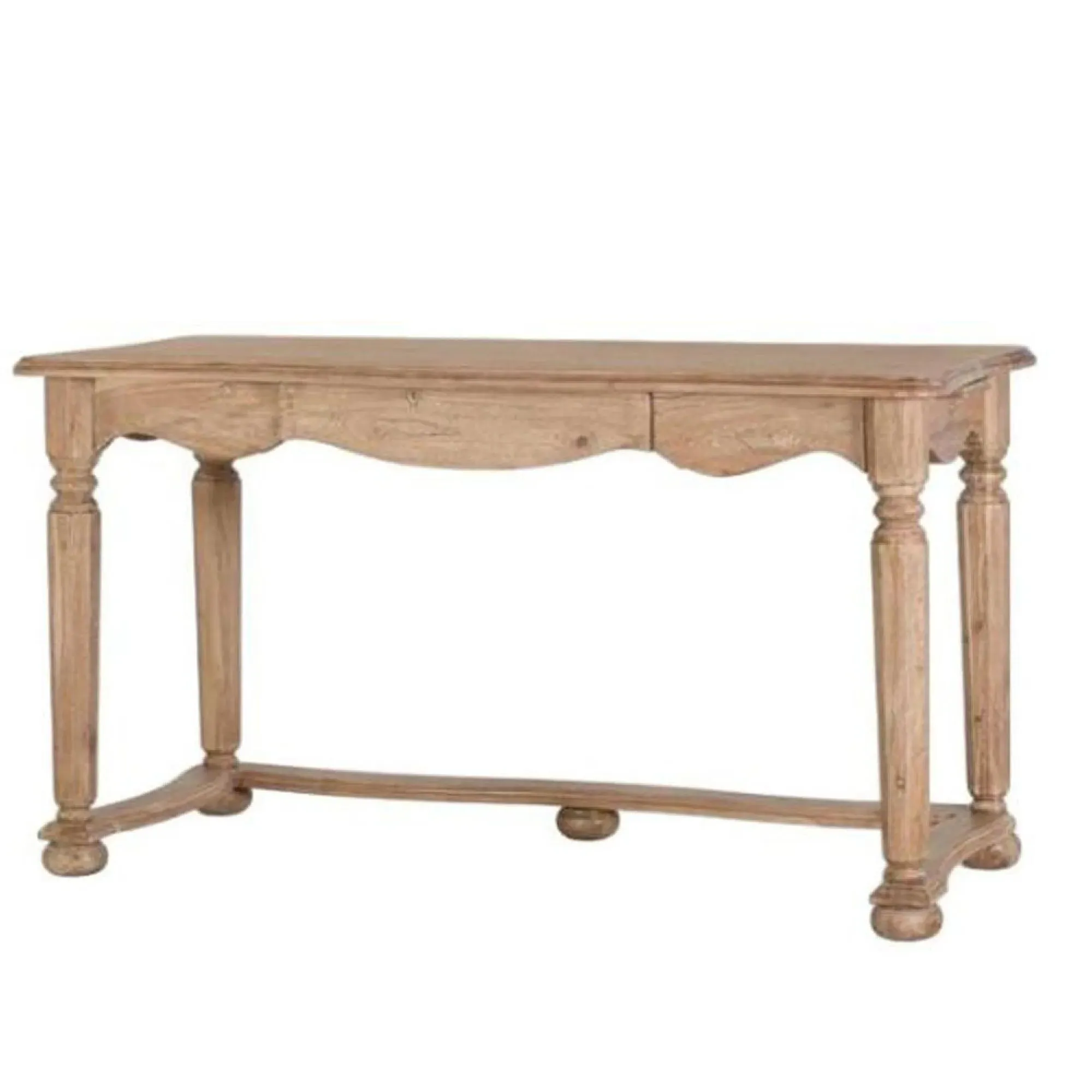 Latina 1 Drawer Desk - Natural, Acacia Wood