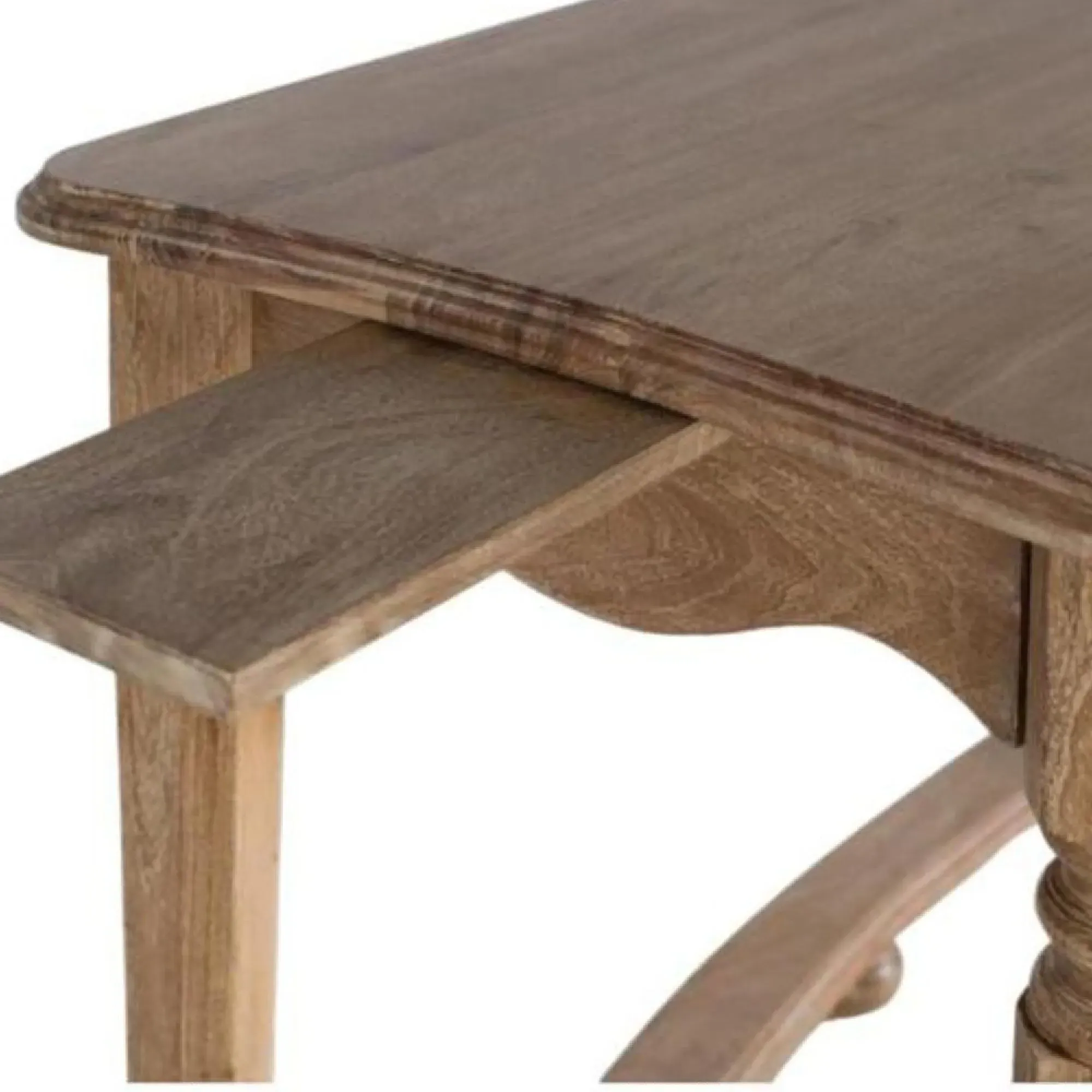 Latina 1 Drawer Desk - Natural, Acacia Wood