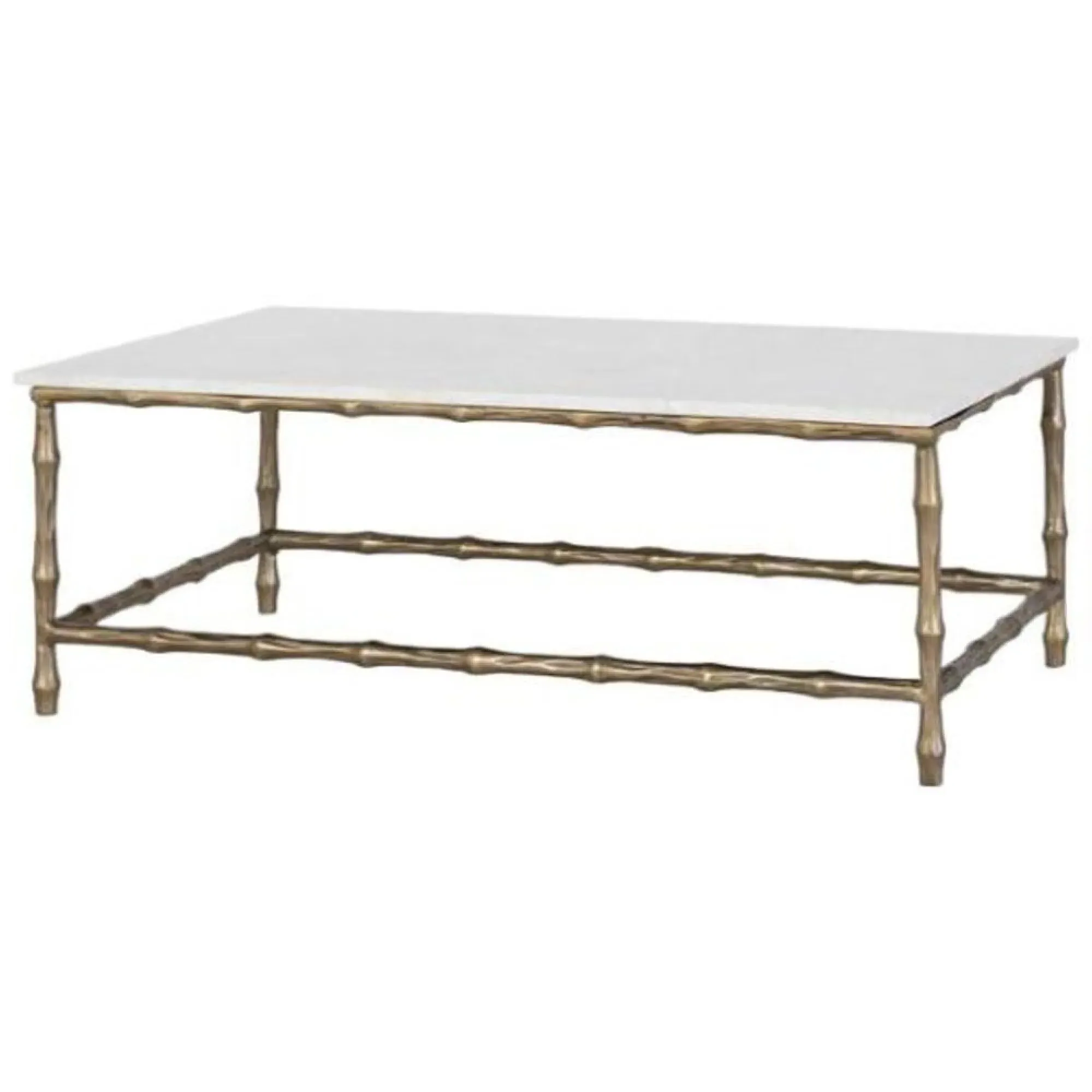 Livorno Coffee Table - White, Marble