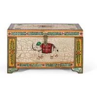 Loicheck Storage Trunk - Mango Wood