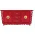 Lubesh 4 Door Sideboard - Red, Mango Wood