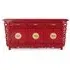 Lubesh Extra Large 6 Door Sideboard - Red, Mango Wood