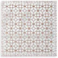 Luminita Square Decorative Panel - Pickled White