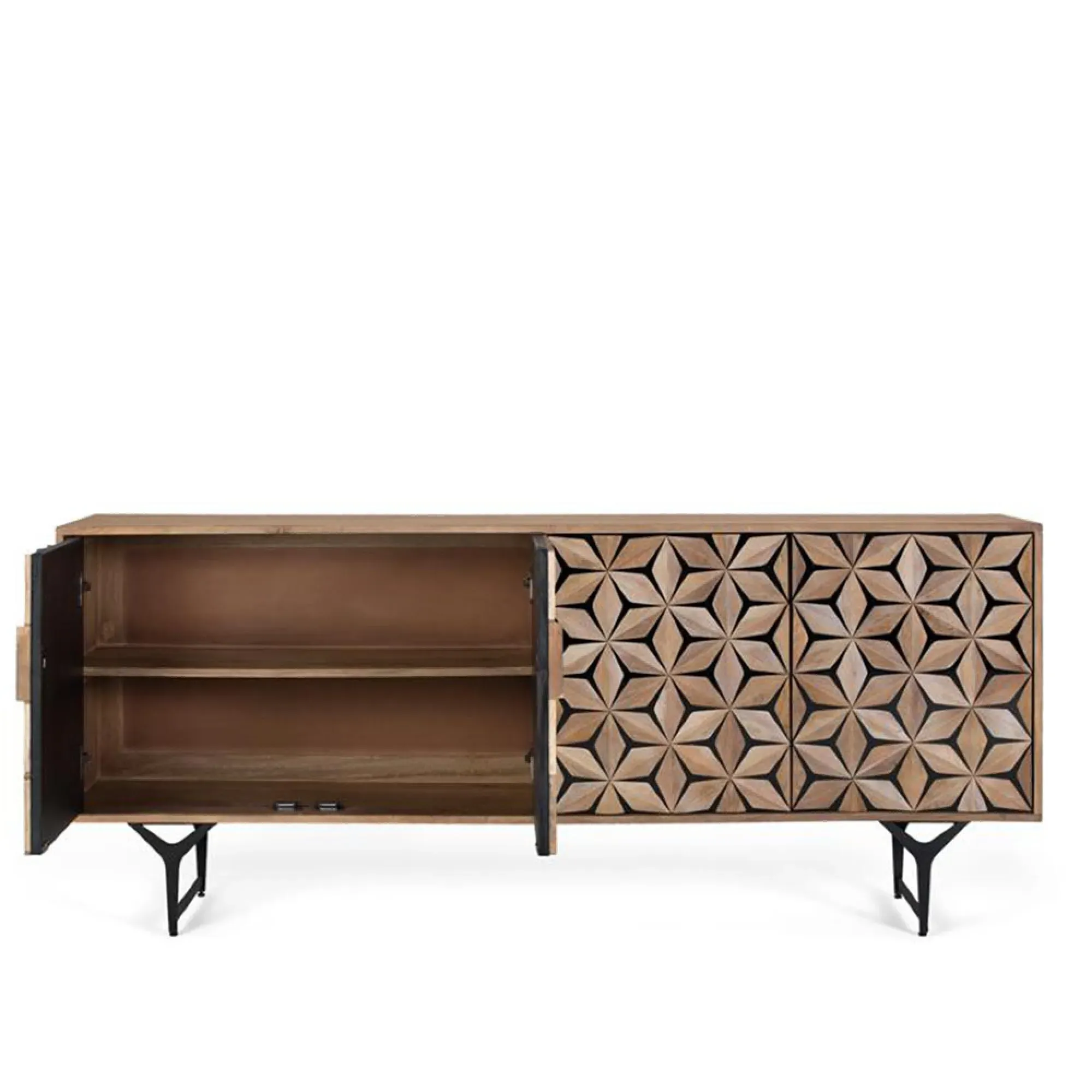 Marlee Large Sideboard - Natural, Mango Wood