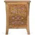 Matilda 4 Drawer Bedside Table - Multicolour, Mango Wood